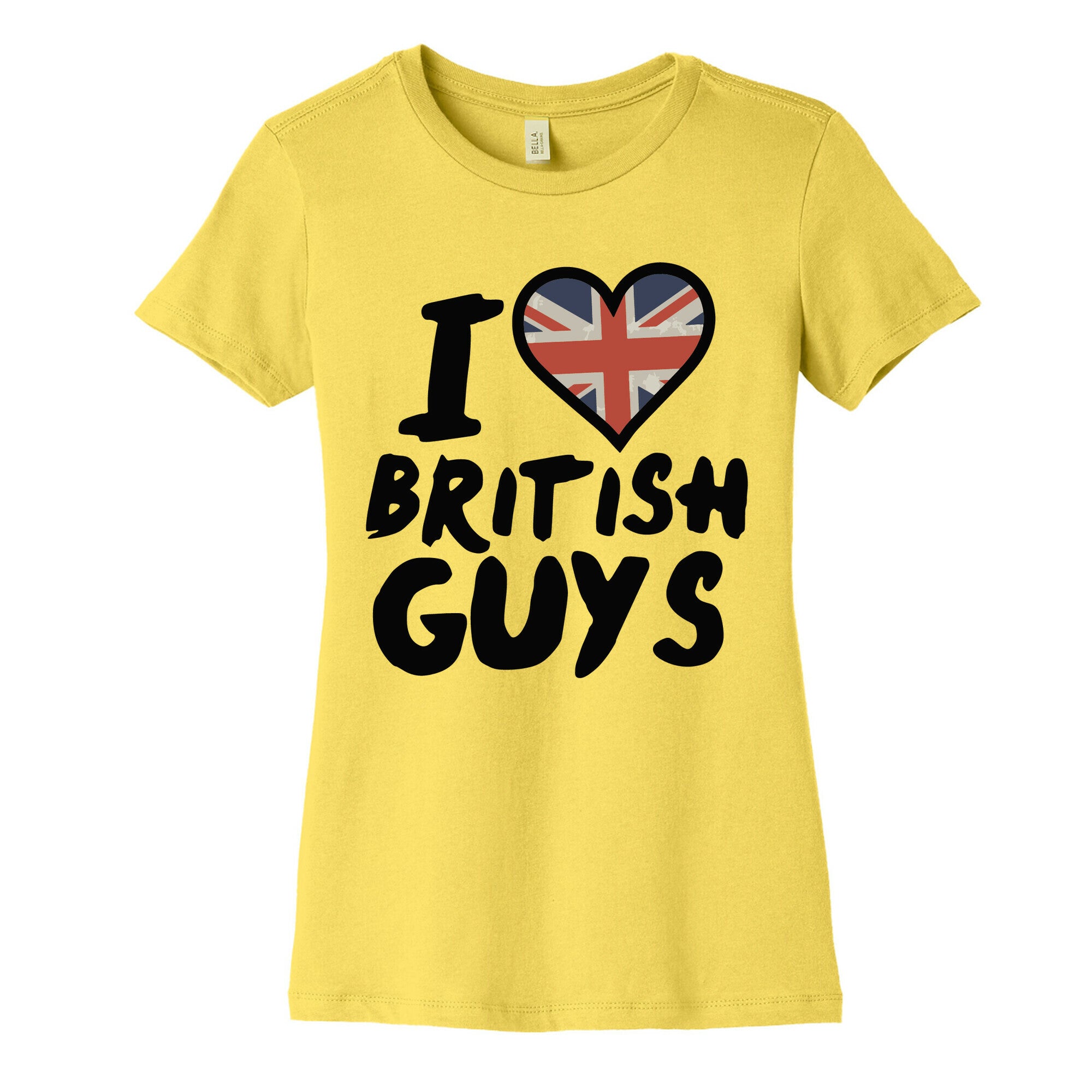 I Love British Guys Women's Cotton Tee